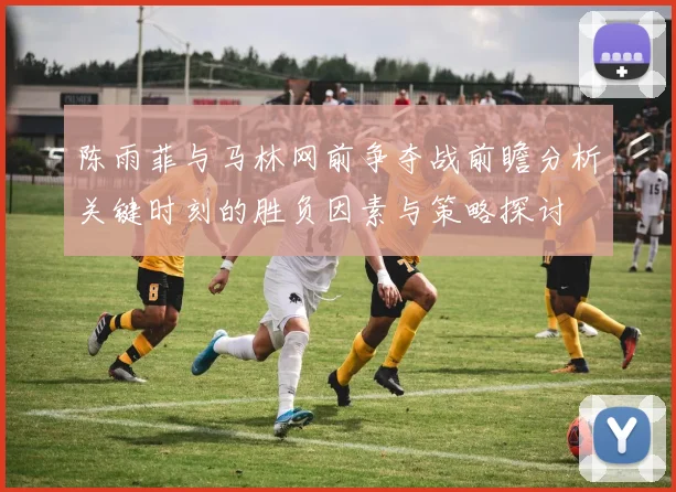 陈雨菲与马林网前争夺战前瞻分析关键时刻的胜负因素与策略探讨